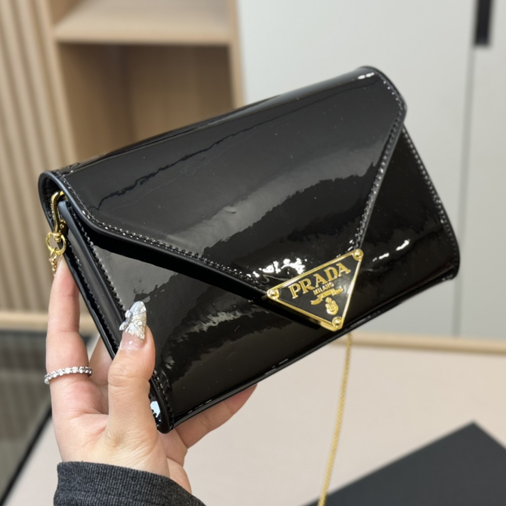Prada  Leather Clutch Shoulder Bag Handbag（Replica） - Ultra-Collectible