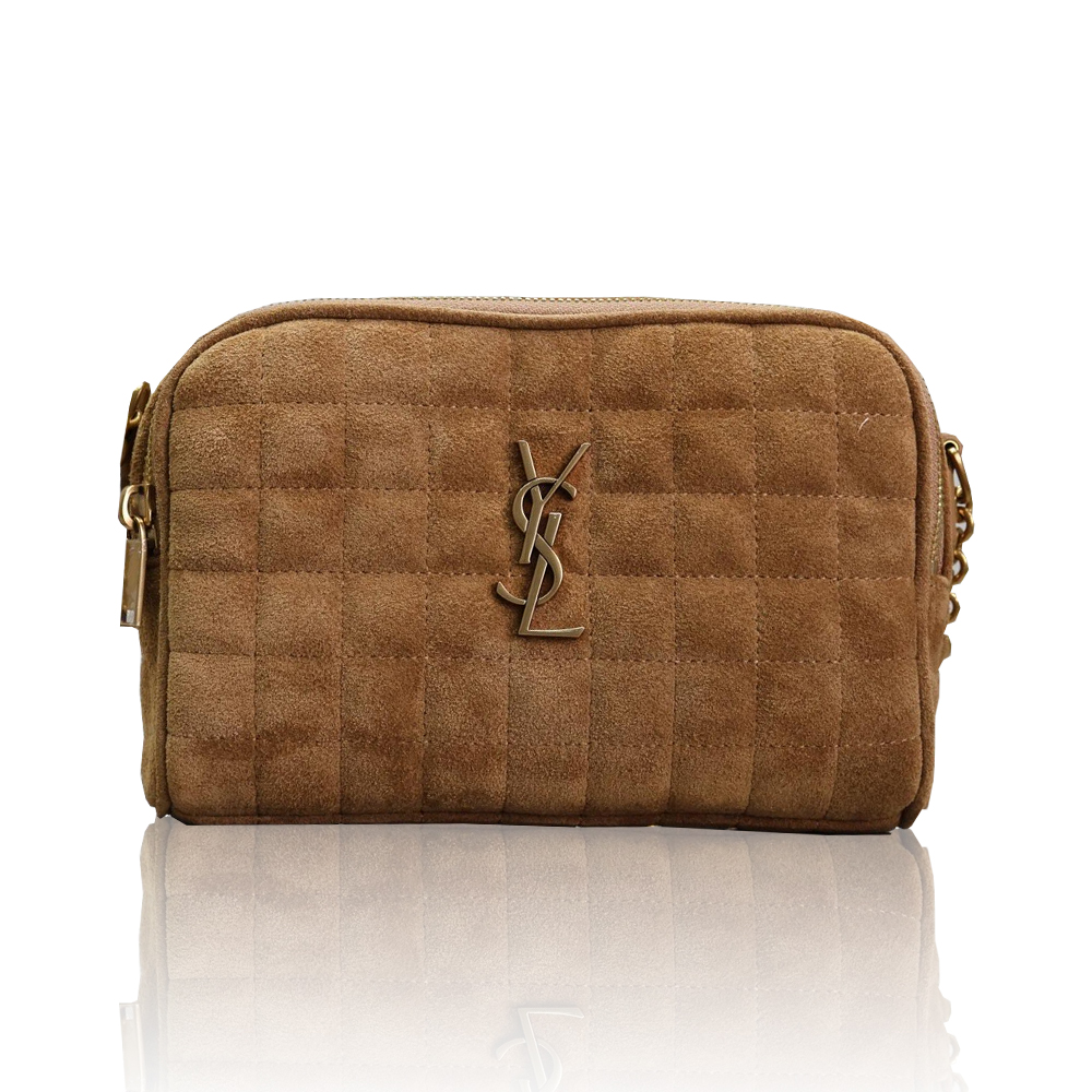 Saint Laurent YSl Suede Cassandre Matelassé Square MiniCamera Bag  (Replica) - Ultra-Collectible