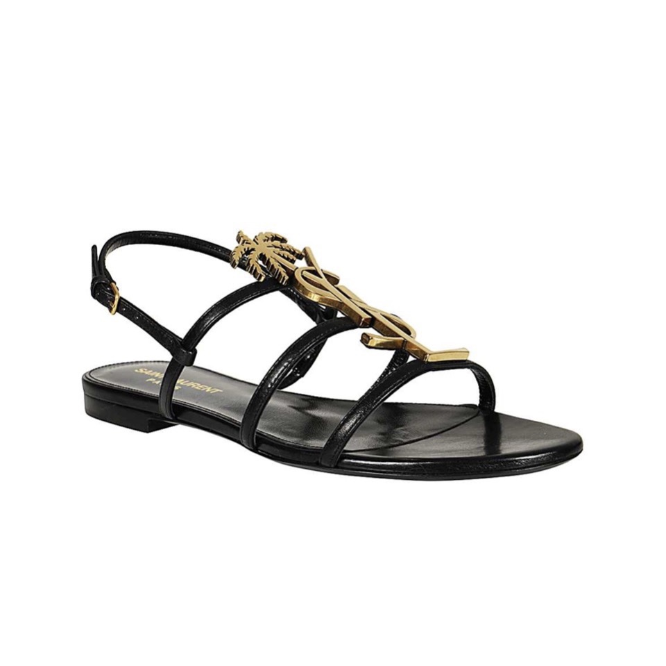 Saint Laurent YSL Open-toe Fashion Goes With Everything Slide Sandal (Replica) - Ultra-Collectible