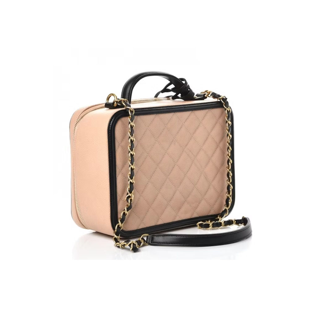 Chanel Vanity Case Quilted Caviar (Replica) - Ultra-Collectible