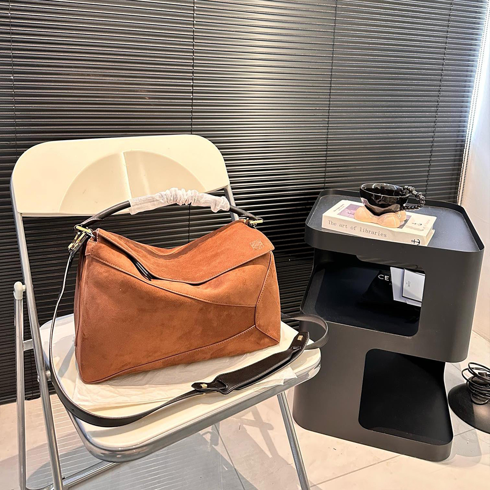 LOEWE Suede Puzzle Bag (Replica) - Ultra-Collectible