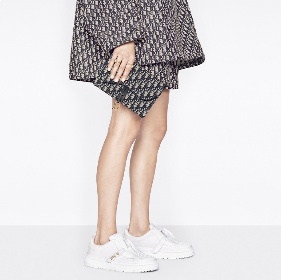 Perfect Replica Dior Saddle Pouch Blue Dior Oblique Jacquard S5620CTZQ_M928 - Ultra-Collectible