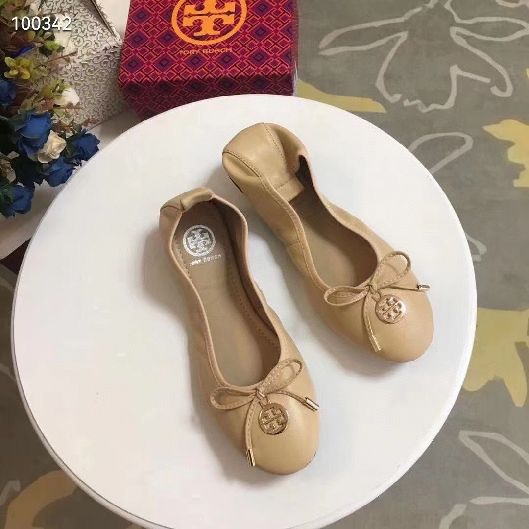 Tory Burch Leather Round Bow  Sandals Slide (Replica) - Ultra-Collectible