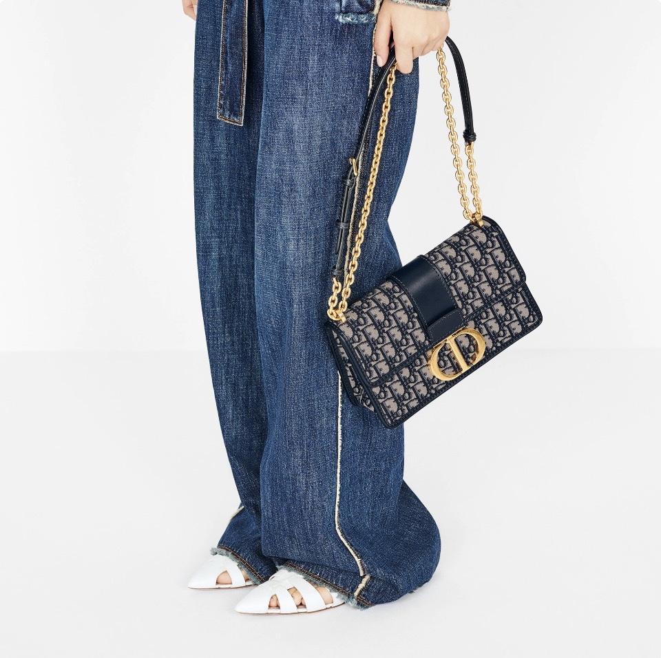 DIOR Oblique 30 Montaigne Flap Bag(Replica) - Ultra-Collectible