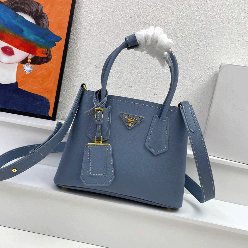 Prada Double Saffiano Leather Handbag (Replica) - Ultra-Collectible