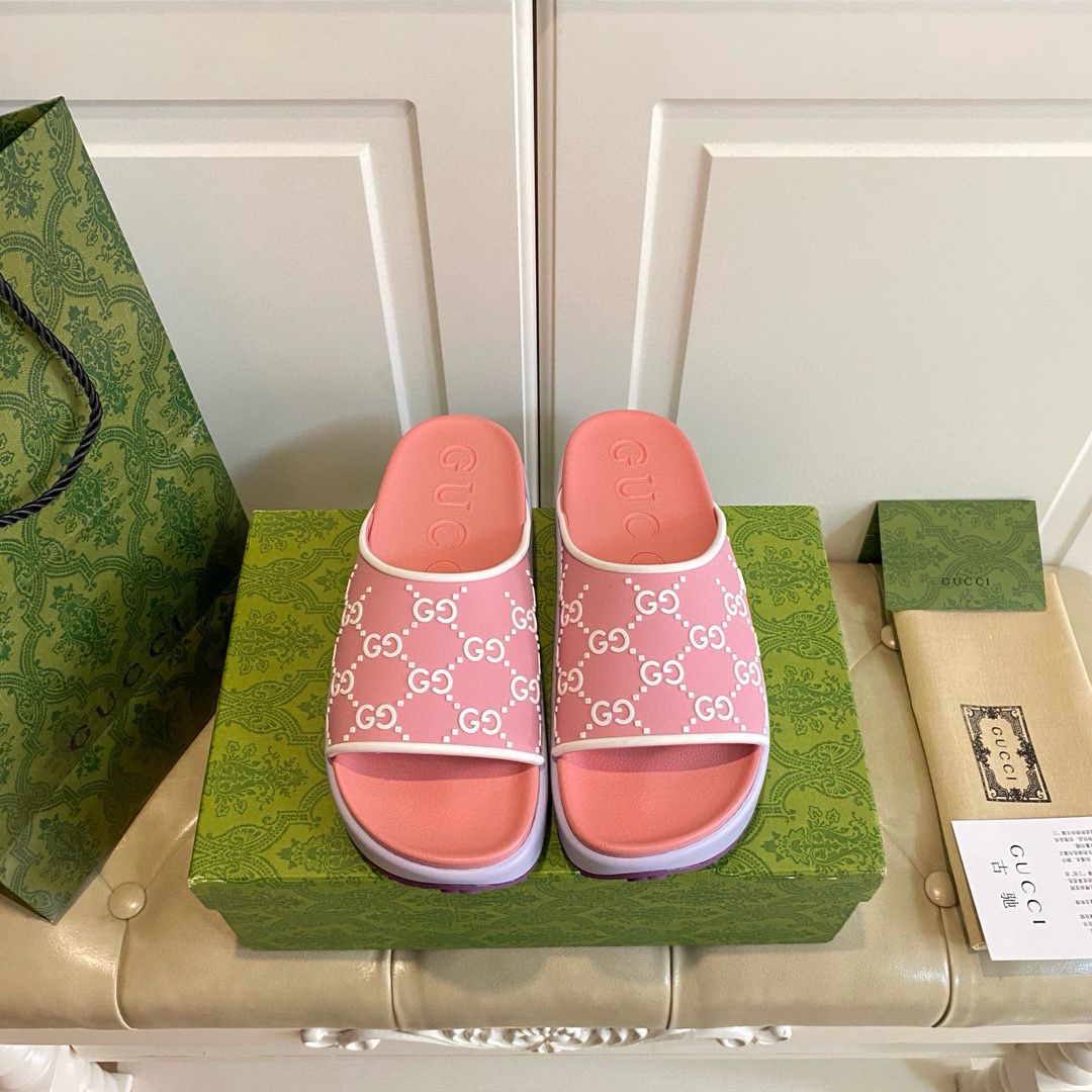 Gucci Platform Sandals Slide Sandal (Replica) - Ultra-Collectible
