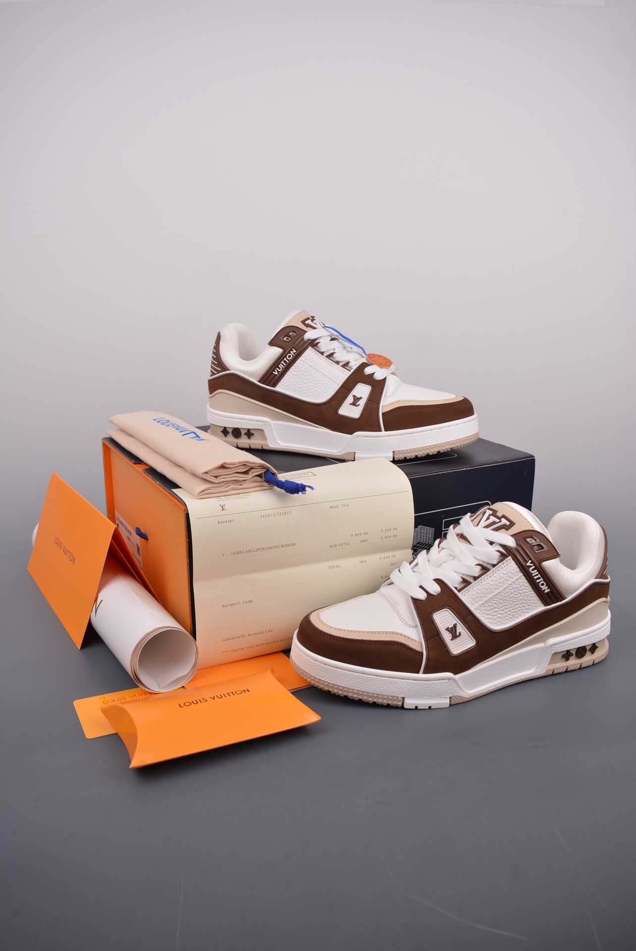 Louis Vuitton Trainer Sneakers (High Quality Version) - Ultra-Collectible