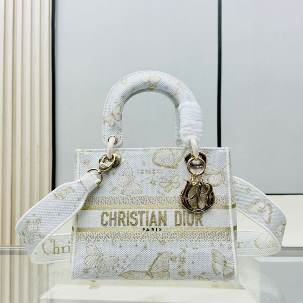Dior The LADY D-LITE Bag MM-Butterfly Zodiac - Ultra-Collectible