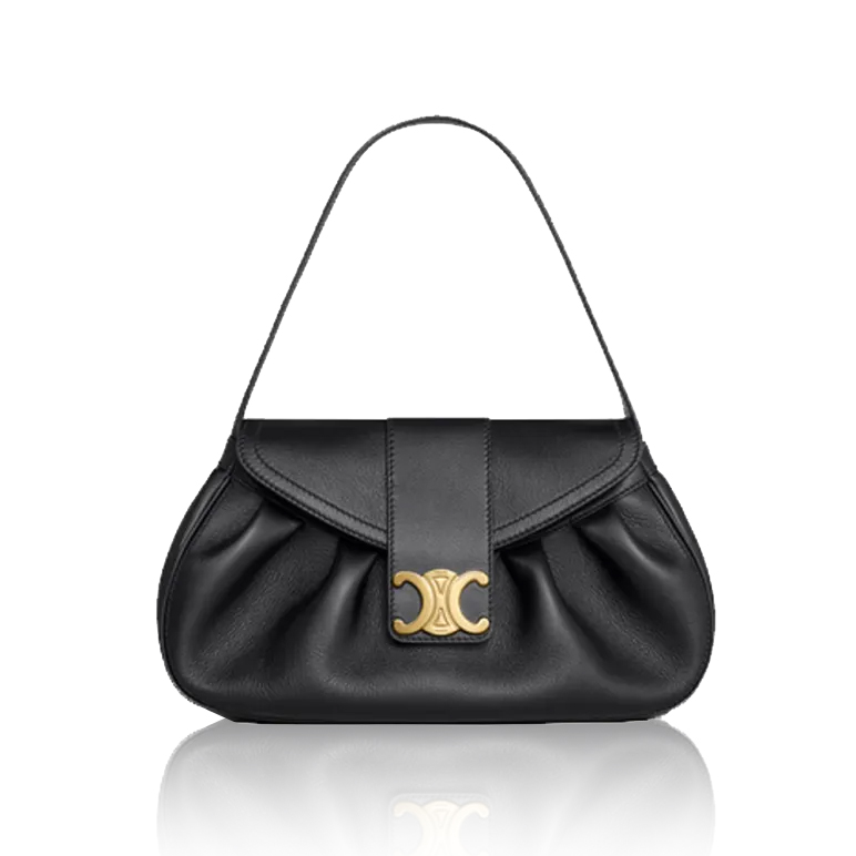 Celine Pebbled Leather Shoulder Bag (Replica) - Ultra-Collectible