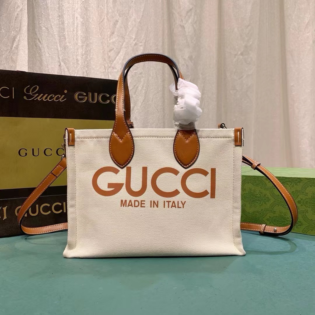 GUCCI TOTE BAG WITH GUCCI PRINT (Replica) - Ultra-Collectible