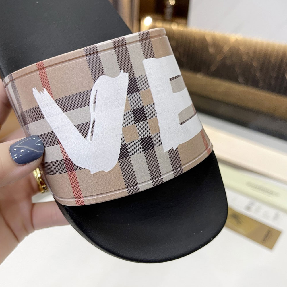 Burberry Check Printing Leisure And Comfort Shoes Sandal (Replica) - Ultra-Collectible