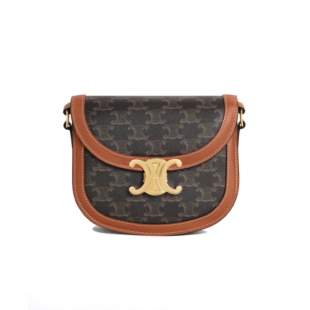 CELINE Triomphe Teen Besace Tan(Replica) - Ultra-Collectible