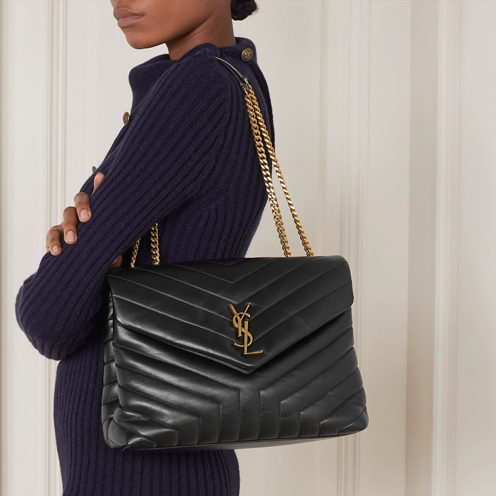SAINT LAURENT YSL Saint Laurent LouLou Medium 32- Quilted Leather (Replica) - Ultra-Collectible