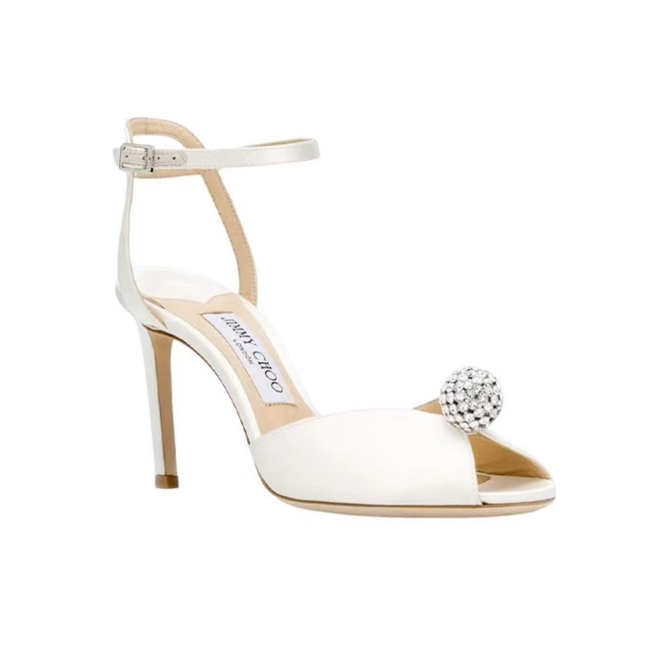 Jimmy Choo Sacora Leather Slingshot Fashion Buckle Slide Sandal (Replica) - Ultra-Collectible