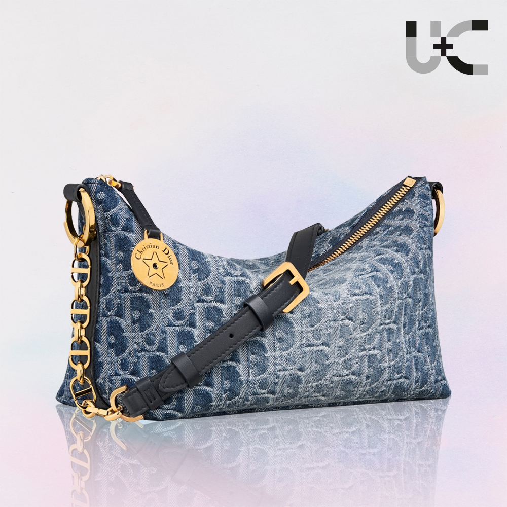 DIOR Oblique Star Hobo Denim Bag (Replica) - Ultra-Collectible
