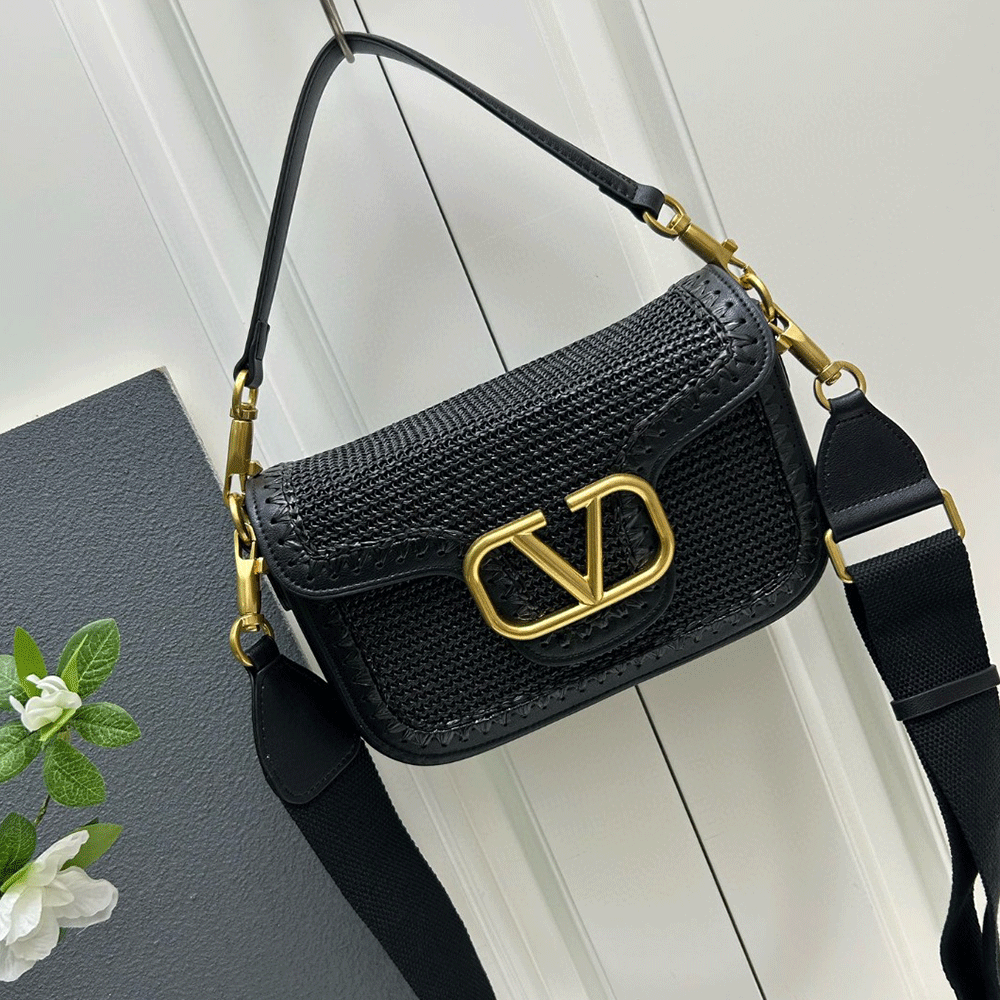 Valentino Garavanialltimewoven leather shoulder bag (Replica) - Ultra-Collectible