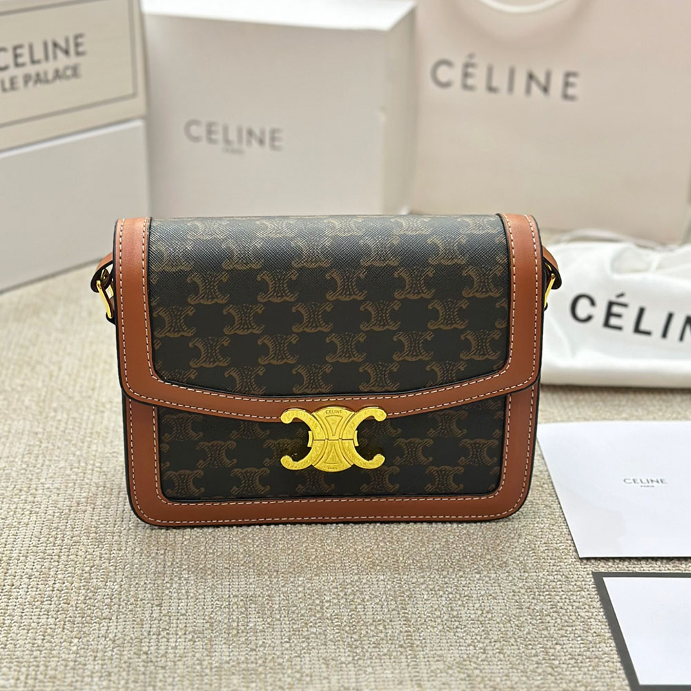 CELINE Triomphe Shoulder Bag Small&Medium(Replica) - Ultra-Collectible
