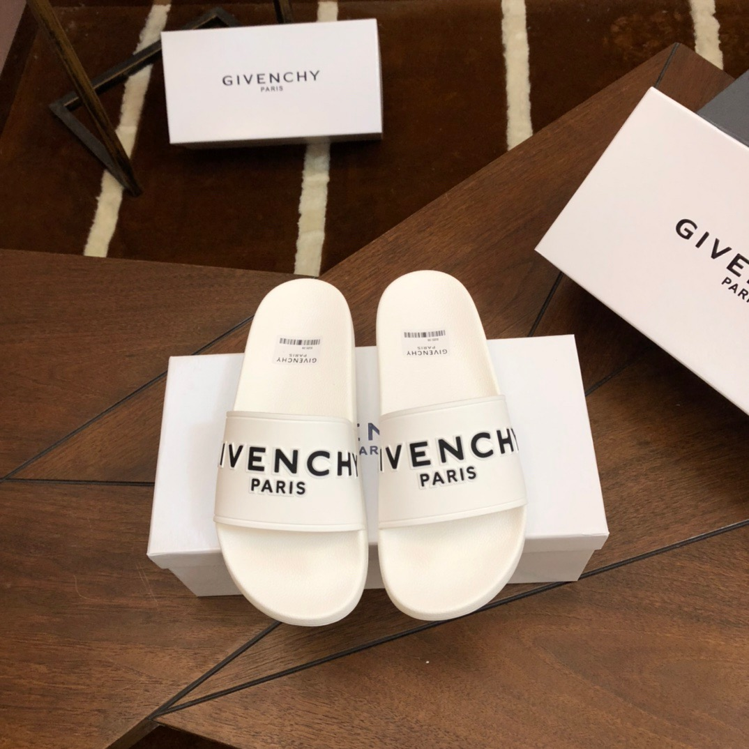Givenchy Rubber Logo flip-flops Slide Sandal(Replica) - Ultra-Collectible