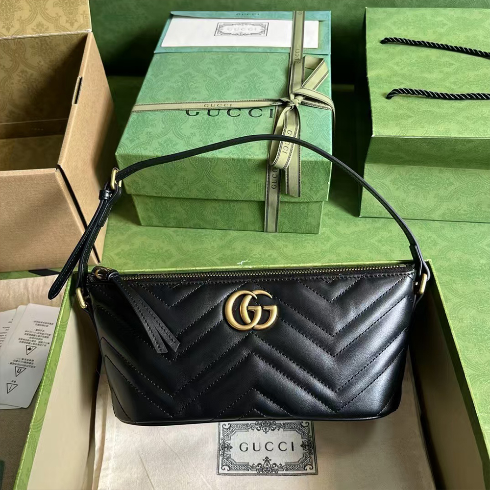 Gucci - GG Marmont Leather Shoulder Bag (Replica) - Ultra-Collectible