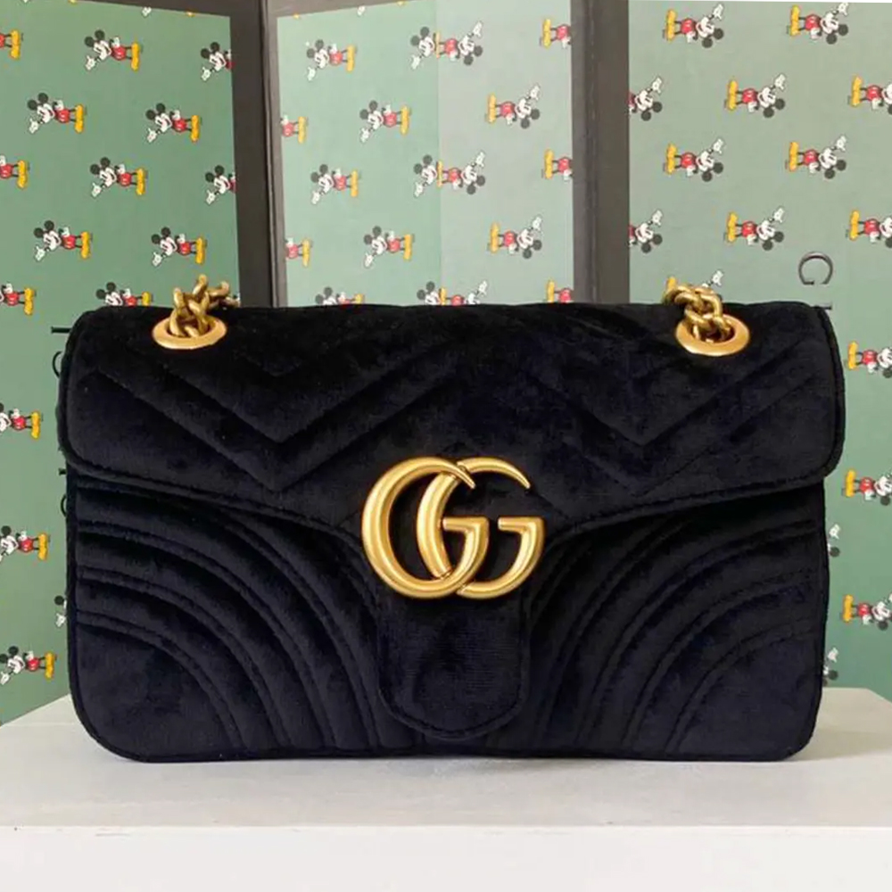 Gucci GG Marmont Velvet Small(Replica) - Ultra-Collectible