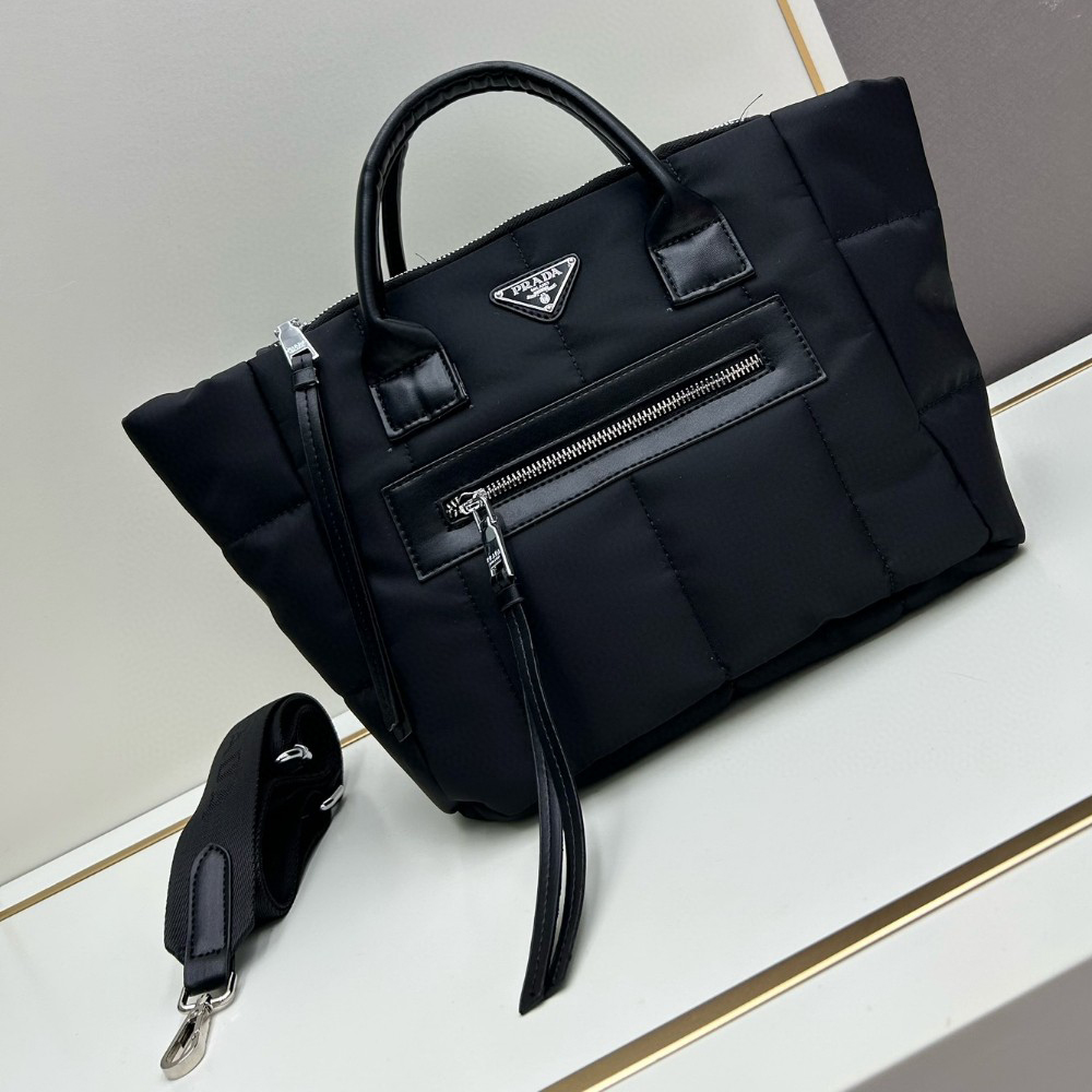 Prada Classic Black Tote Bag (Replica) - Ultra-Collectible