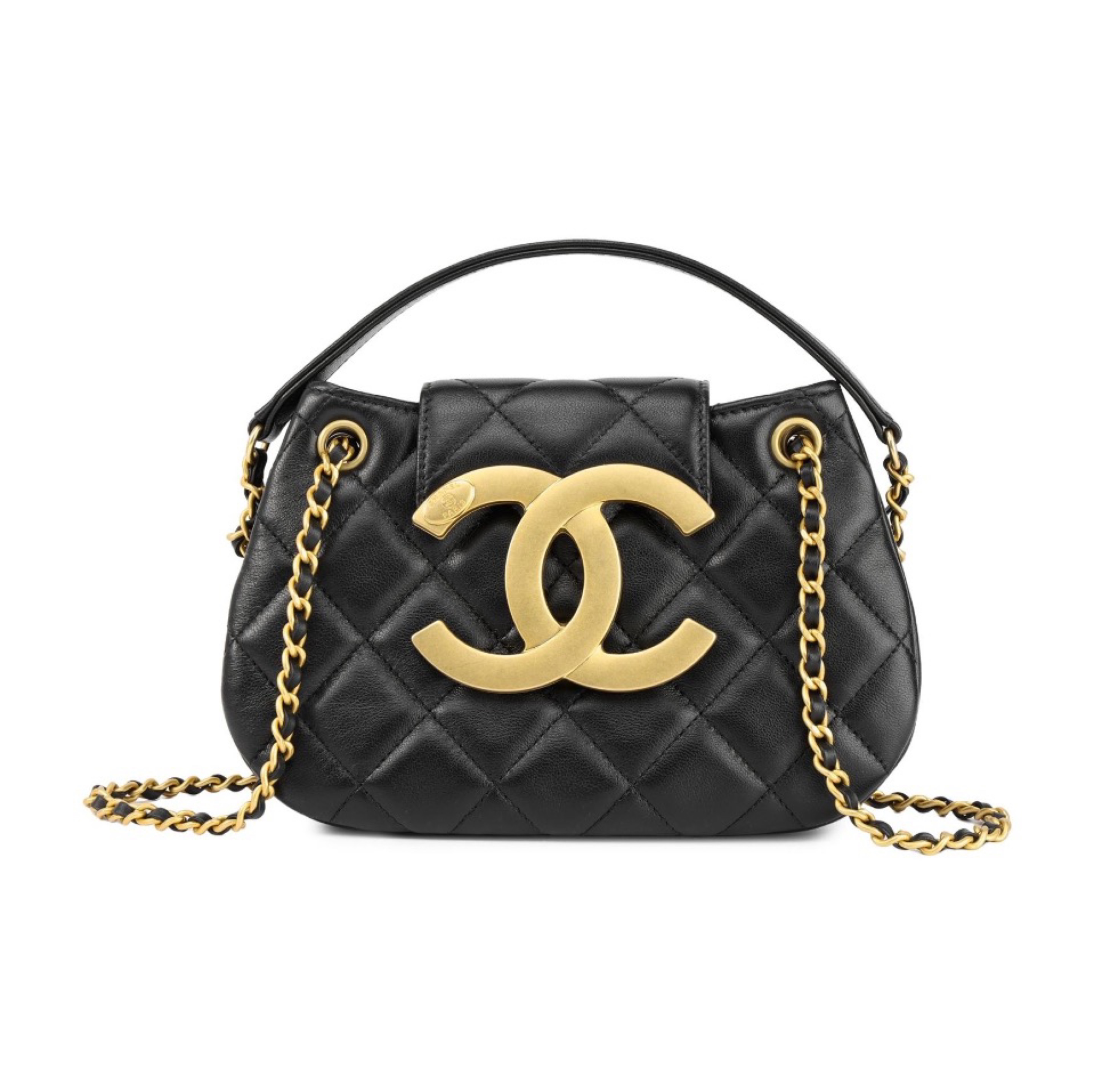 Chanel 24C Vintage Leather Messenger Bag Shoulder Crossbody Bag（Replica） - Ultra-Collectible