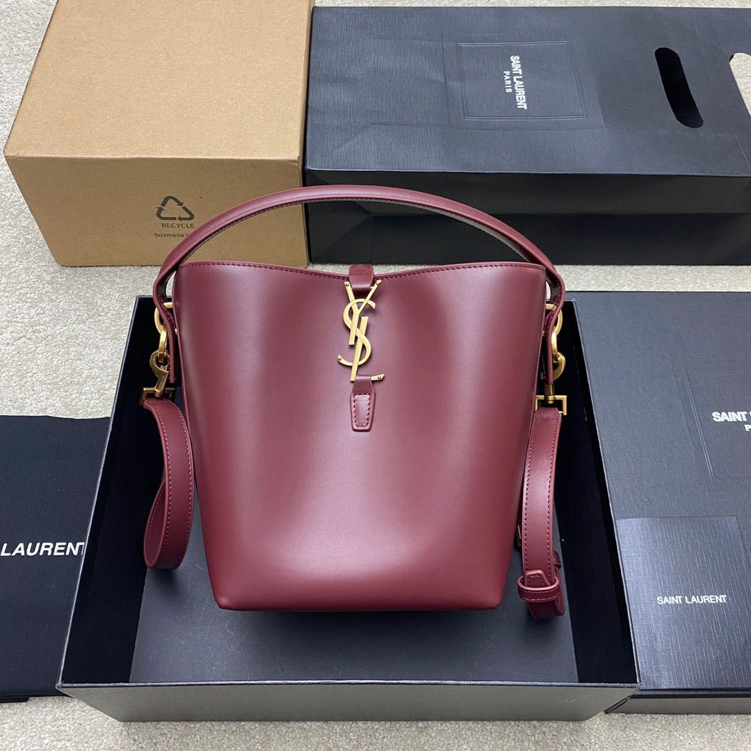 Saint Laurent YSL LE 37 Small in Shiny Leather - Ultra-Collectible