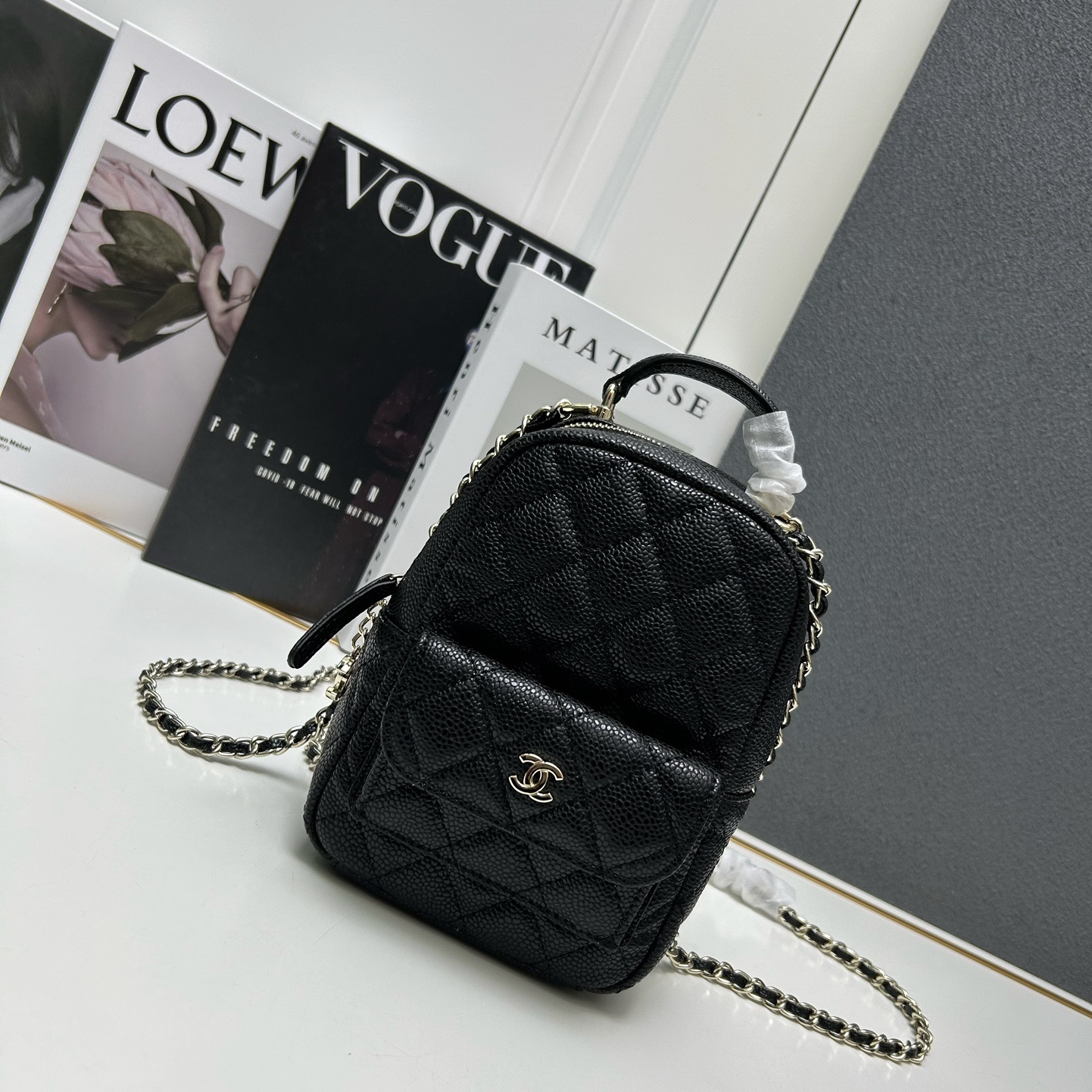 Chanel Grained Cowhide Backpack（Replica） - Ultra-Collectible