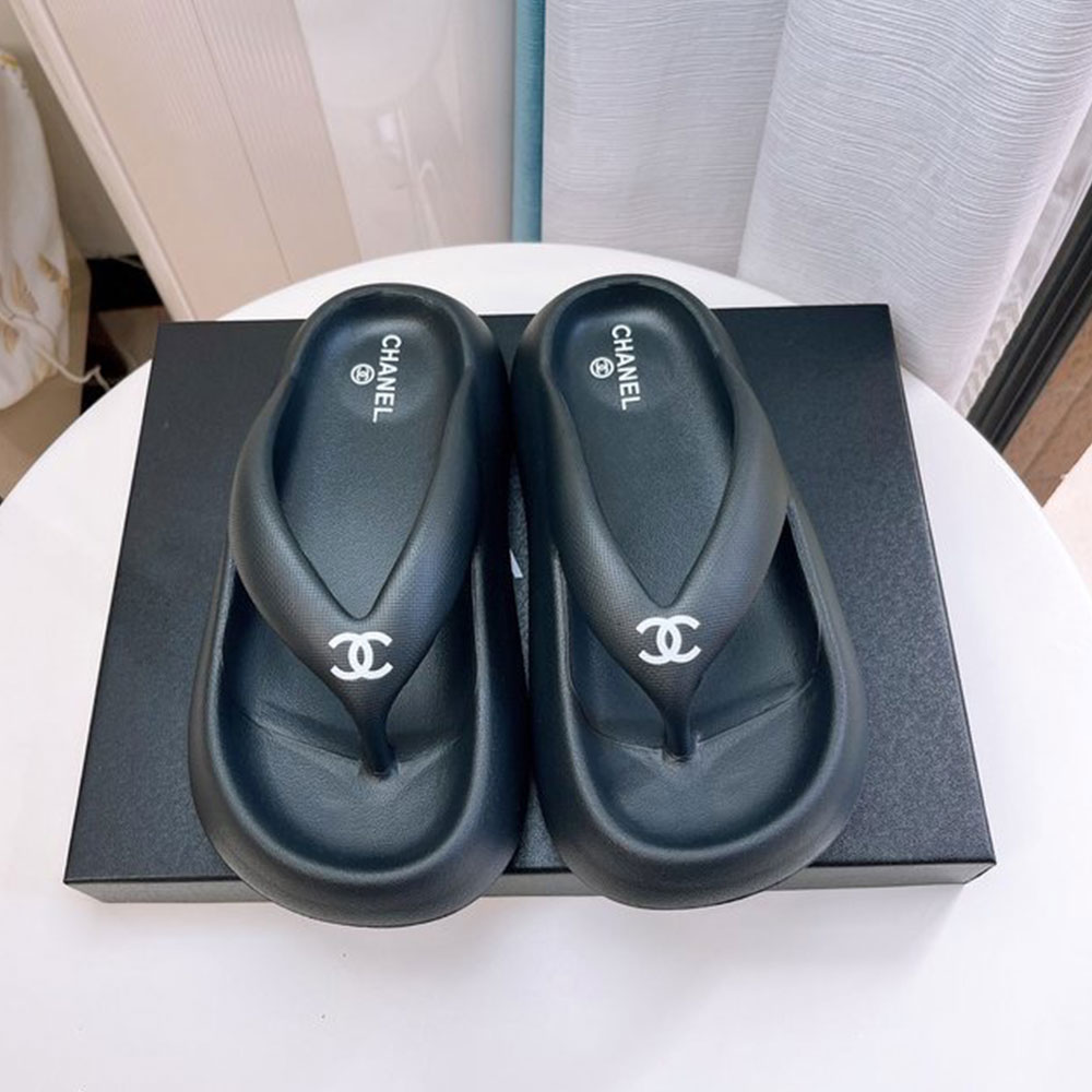 Chanel Thick-soled Beach Flip-flops Slide Sandal (Replica) - Ultra-Collectible