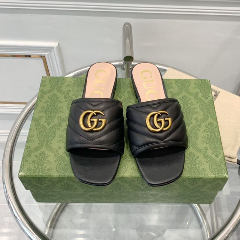 Gucci Double G Slide Sandal 619893 (Replica) - Ultra-Collectible