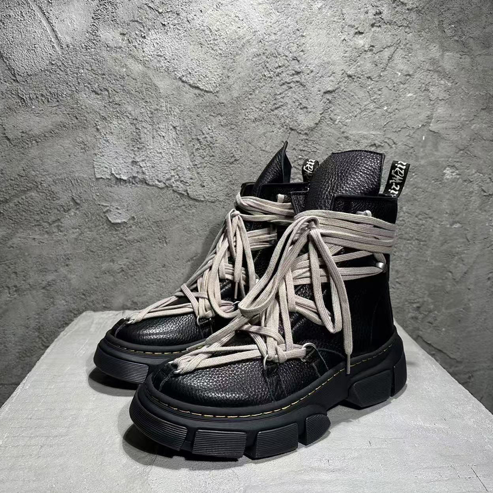 DR. MARTENS X RICK OWENS 1460 DMXL MEGALACE BOOT (Replica) - Ultra-Collectible