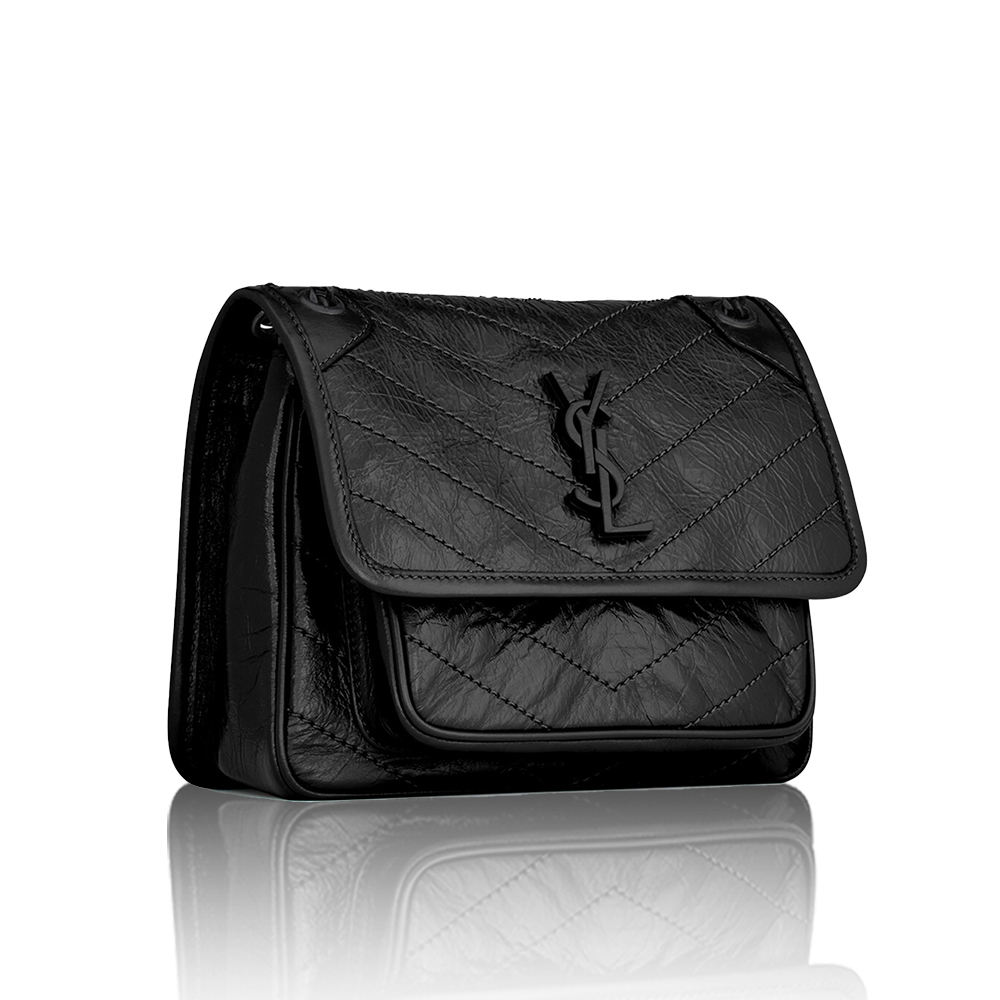 Saint Laurent YSL Niki Baby In Vintage Leather (Replica) - Ultra-Collectible