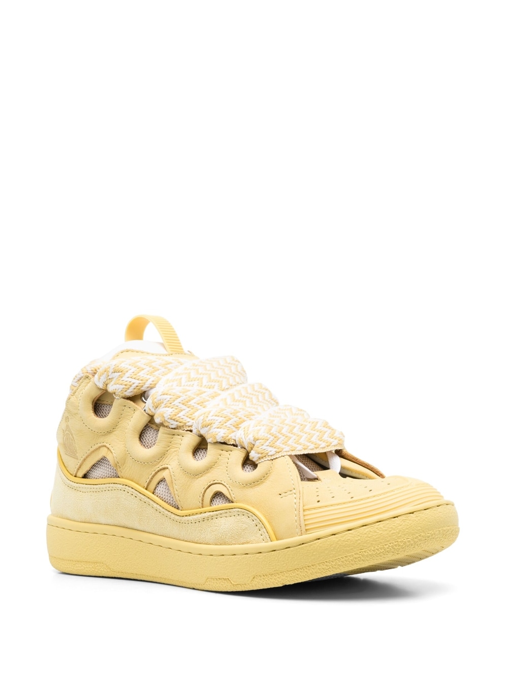 Lanvin LEATHER CURB SNEAKERS(Replica) - Ultra-Collectible