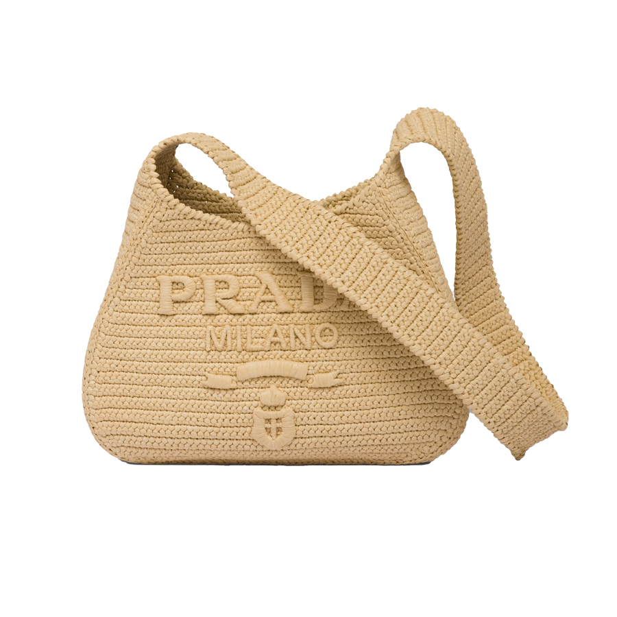 Prada Crochet Handbag Tote Bag - Ultra-Collectible