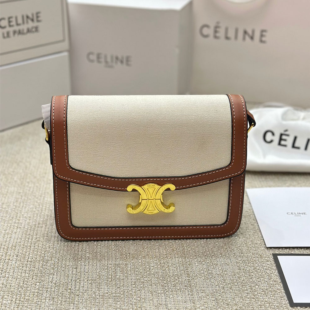 CELINE Triomphe Shoulder Bag Small&Medium(Replica) - Ultra-Collectible