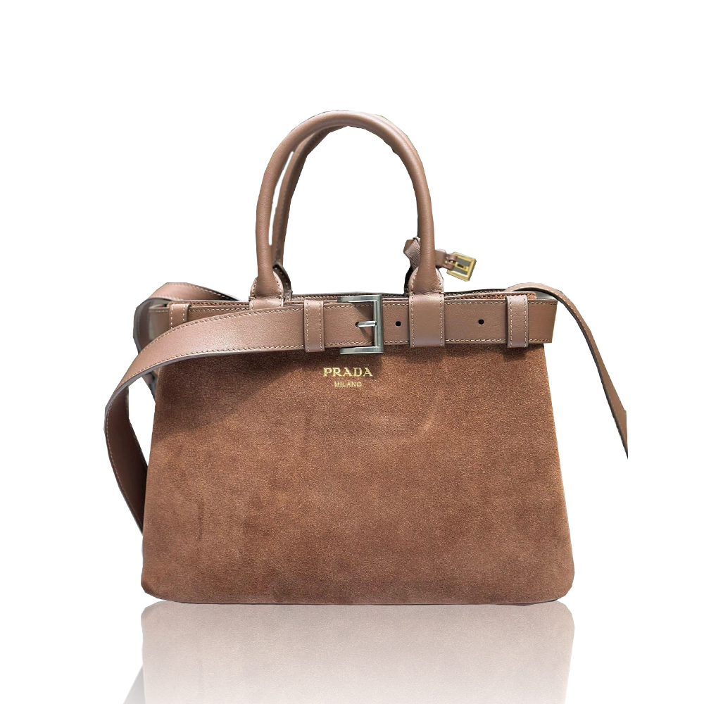 Prada Suede Buckle bag (Replica) - Ultra-Collectible