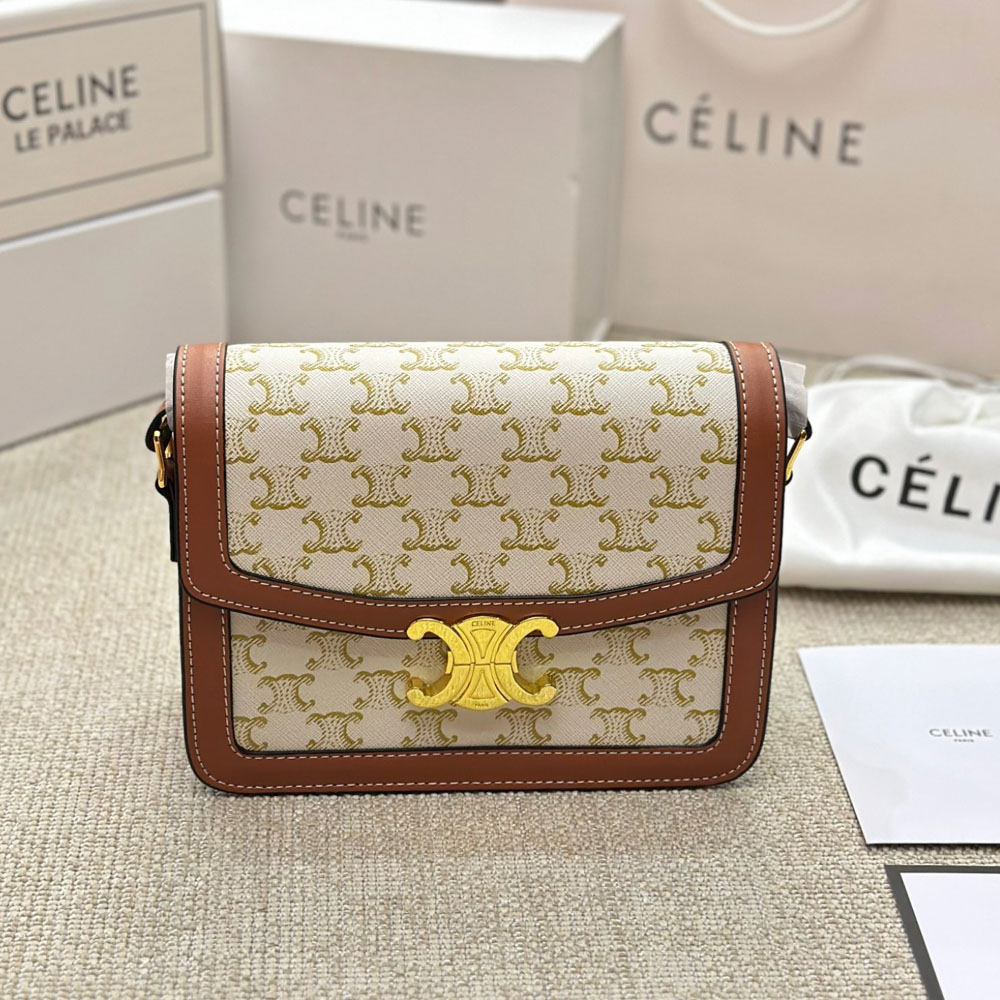 CELINE Triomphe Shoulder Bag Small&Medium(Replica) - Ultra-Collectible