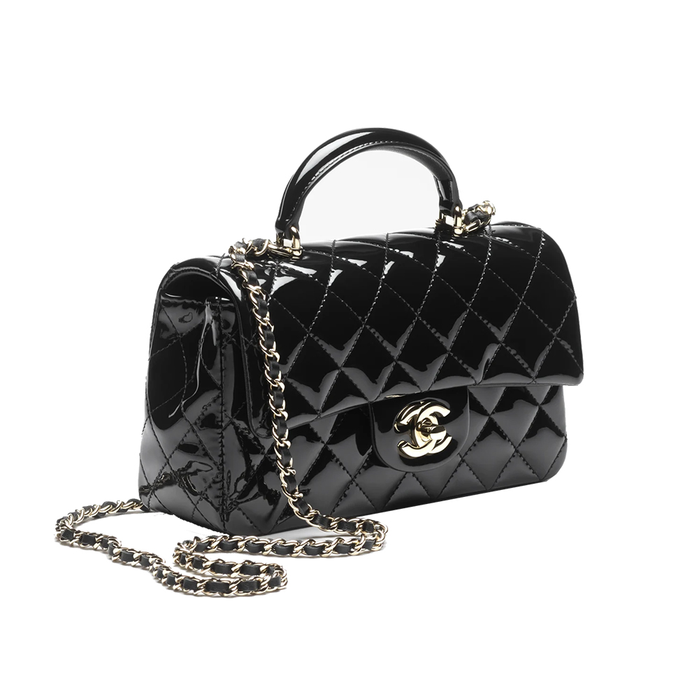 Chanel Mini Classic Handbag With Top Handle - Ultra-Collectible