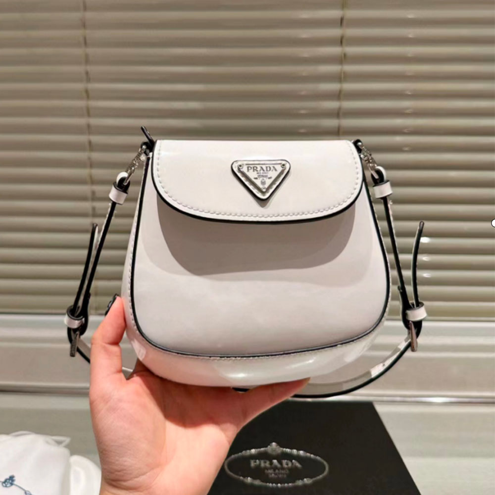 Prada Cleo Shiny leather shoulder bag（Replica） - Ultra-Collectible