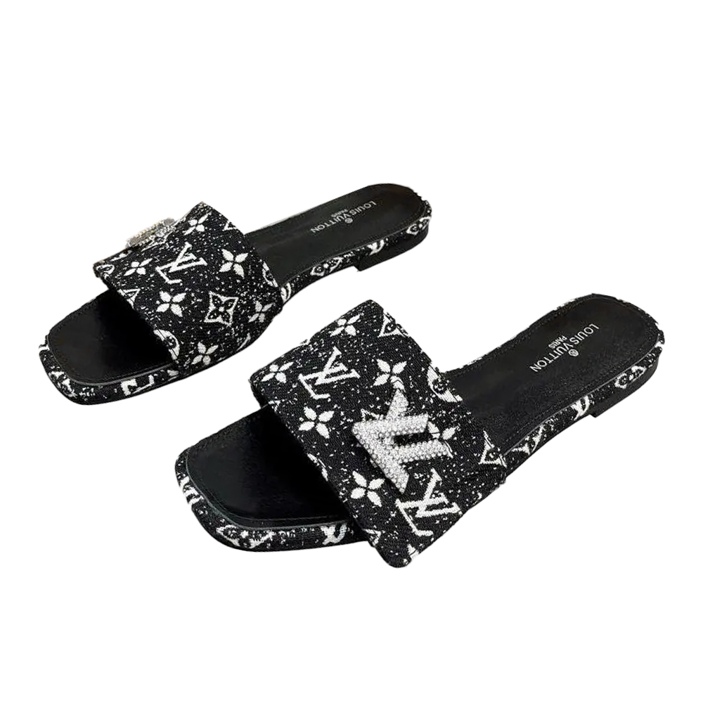 Louis Vuitton LV Flat Flat Flip-flops  Slide Sandal (Replica) - Ultra-Collectible