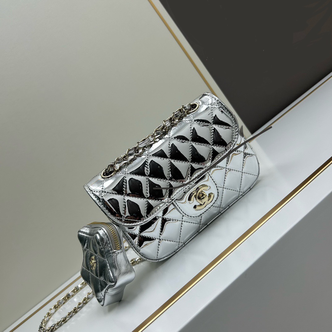 Chanel Mirrored Star Leather Shoulder Crossbody Bag（Replica） - Ultra-Collectible