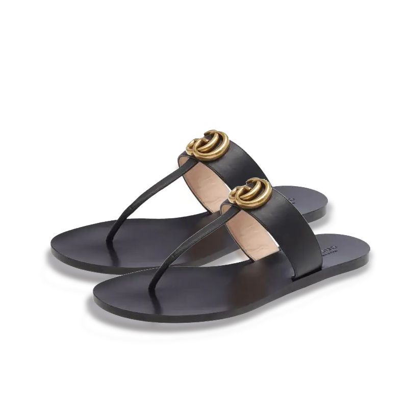 Gucci GG T-Strap Sandal 497444 (Replica) - Ultra-Collectible