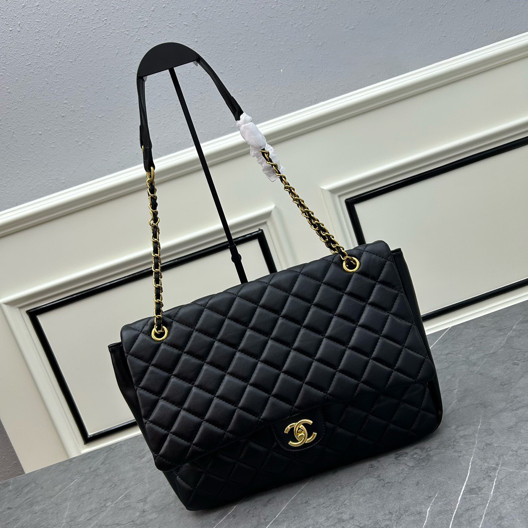 Chanel CF Maxi Leather Handbag Shoulder Bag (Perfect Replica） - Ultra-Collectible