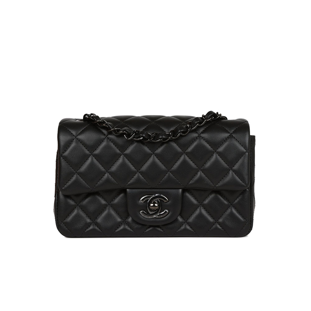 Chanel Classic Flag Bag Flap Bag SO Black   20CM(Replica) - Ultra-Collectible