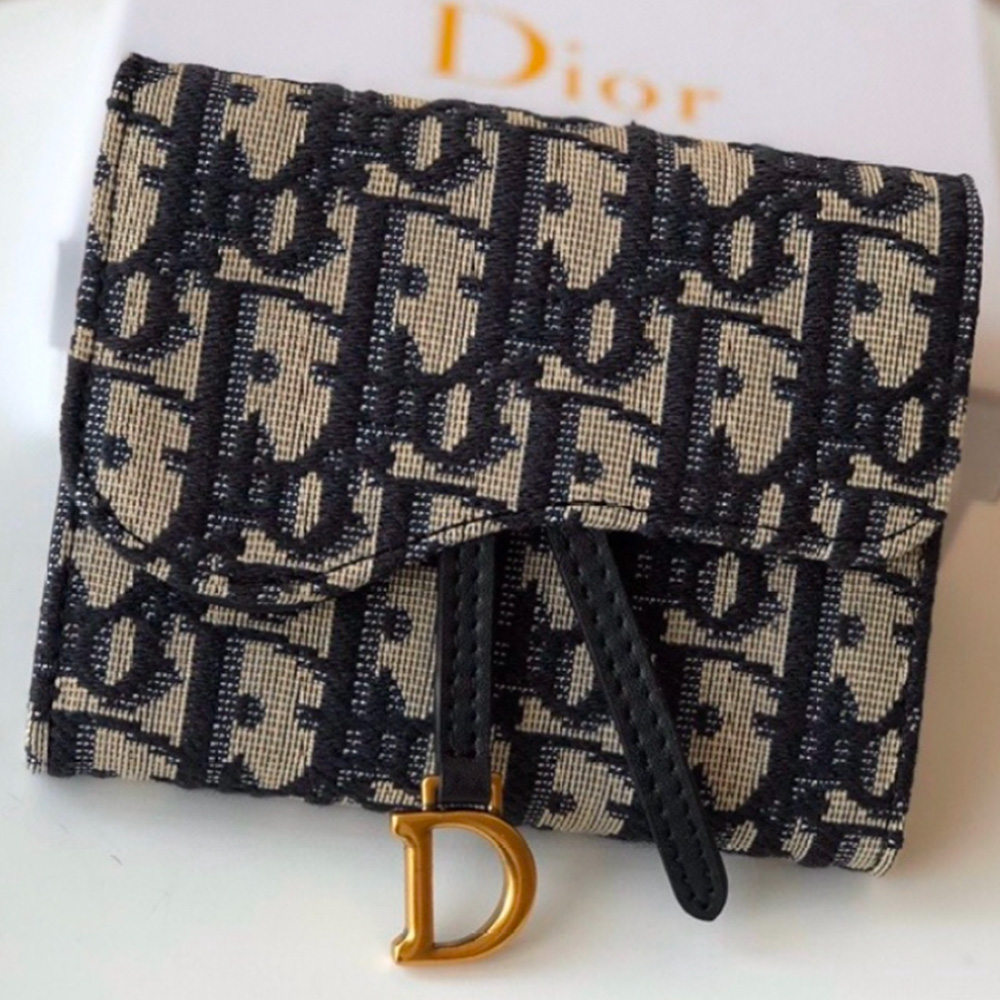 Dior Tri-Fold Snap Wallet(Replica) - Ultra-Collectible