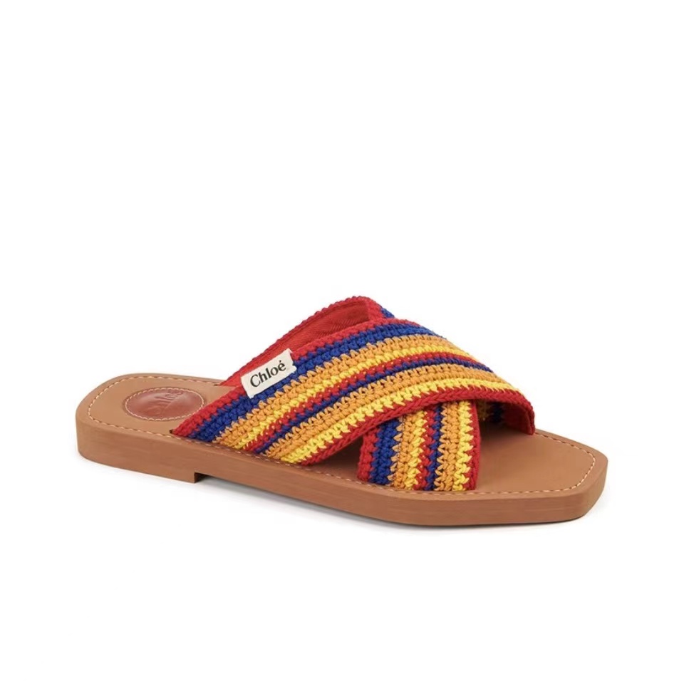 Chloe Woody Polyester Goes With Everything Shoes Sandal (Replica) - Ultra-Collectible