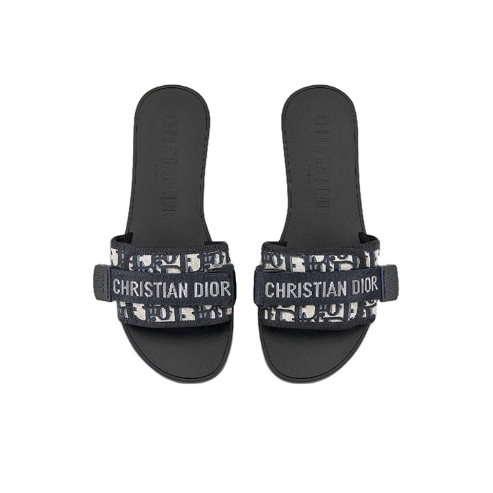 Dior DWAY Slide Slipper Sandals  With Adjustable Type Slide Sandal (Replica) - Ultra-Collectible