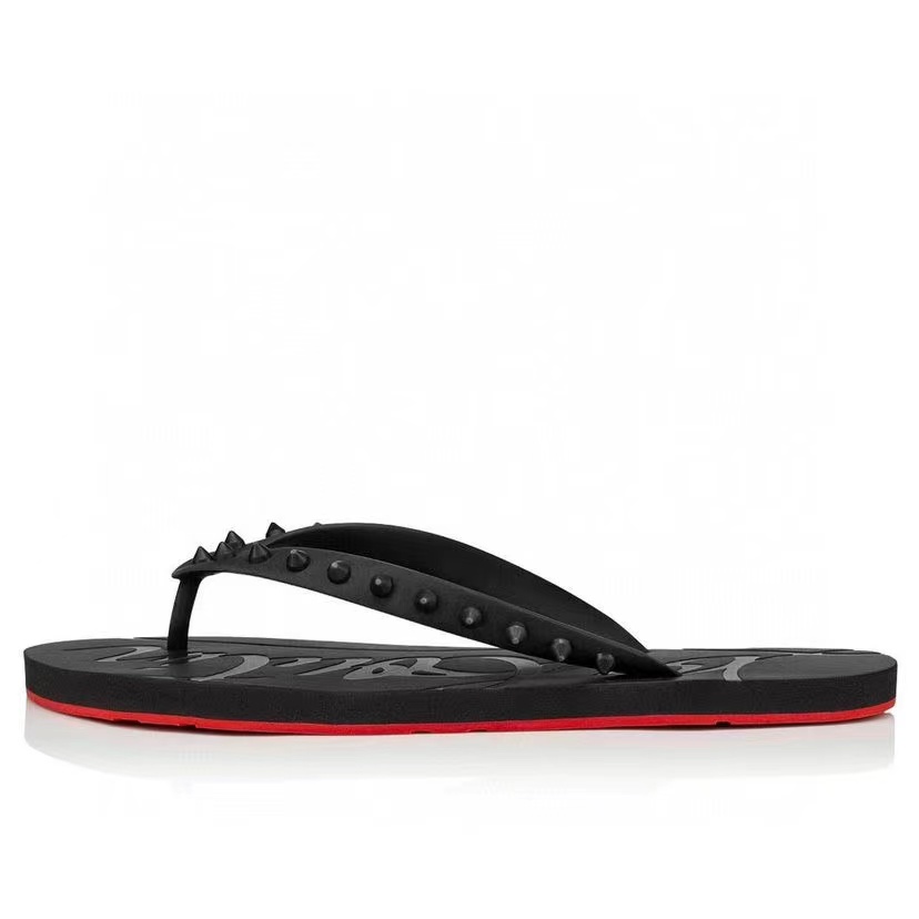 Christian Louboutin Loubi Flip Slide - Ultra-Collectible