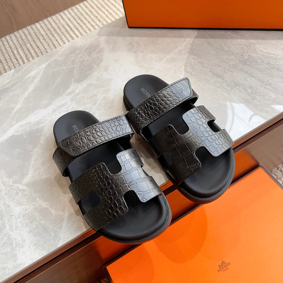 Hermes Chypre  Slide Sandals (Replica) - Ultra-Collectible