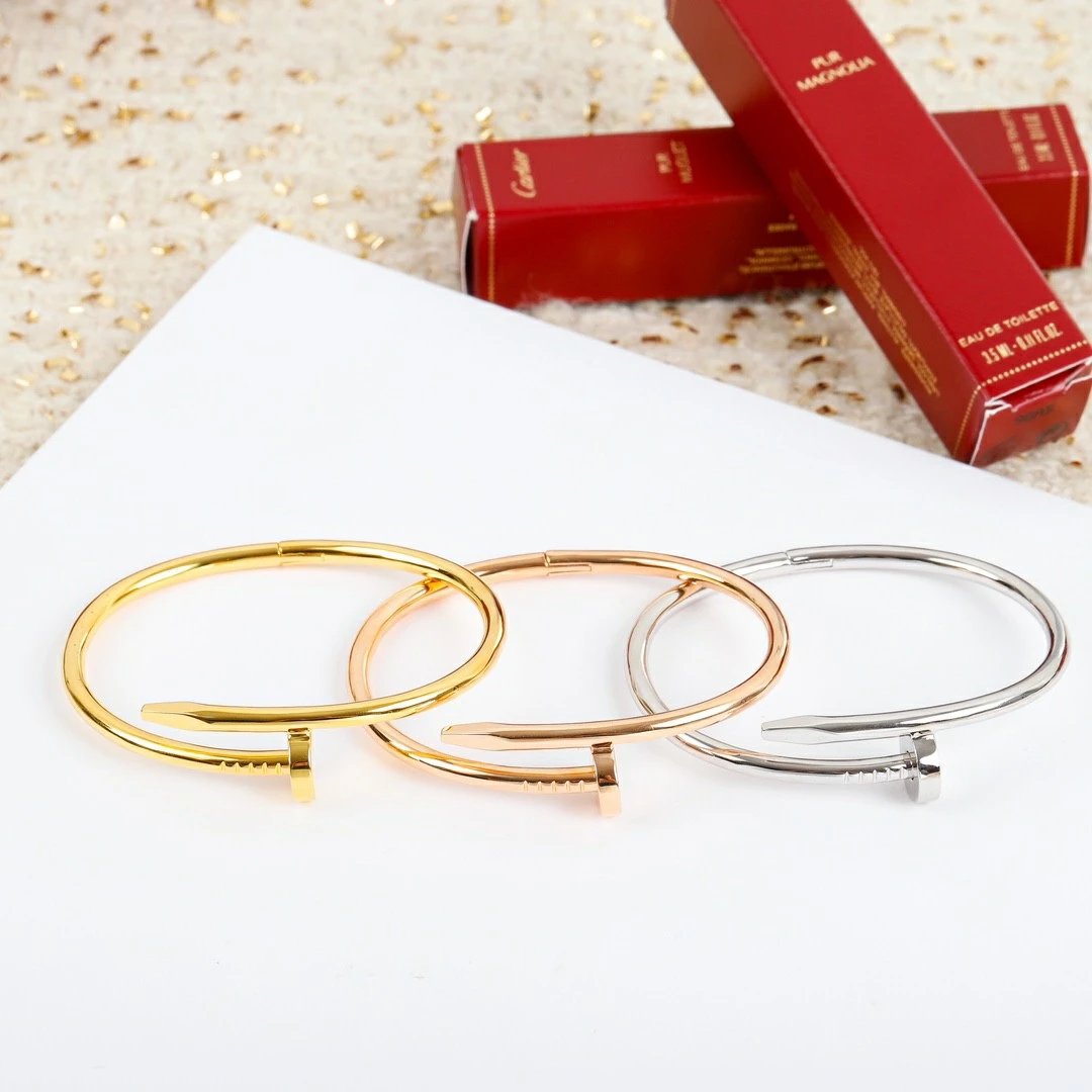 Cartier 3-color JUSTE UN CLOU bracelet - Ultra-Collectible
